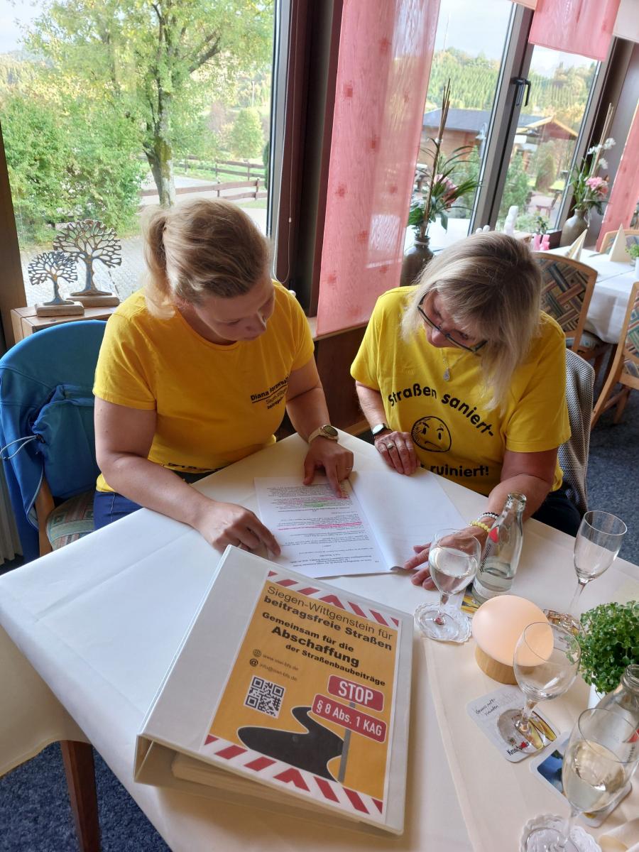 Beratung über den Gesetzentwurf, Susanne Linde und Diana Borawski.